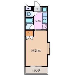 河曲駅 徒歩60分 2階の物件間取画像